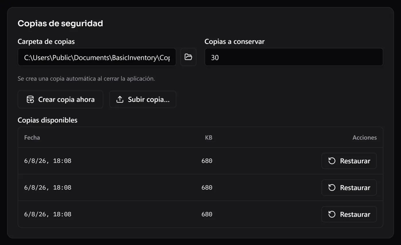 Copias de seguridad, exportación y dónde viven tus datos